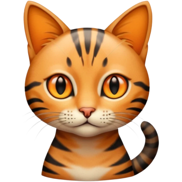 american short hair cat tabby color emoji