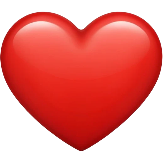 red heart emoji