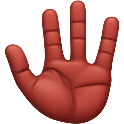 Spiderman hand sign emoji
