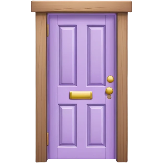 lilac plain door emoji
