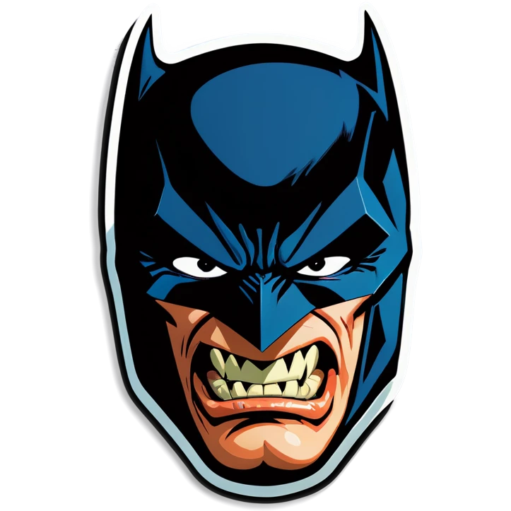Batman angry emoji