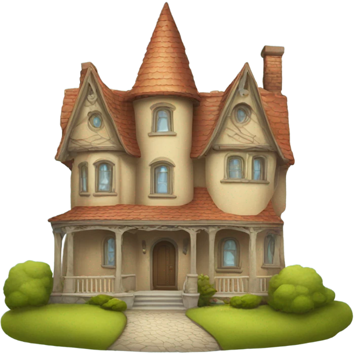 storybook house emoji