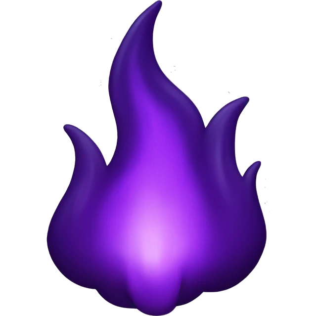 Dark purple fire  emoji