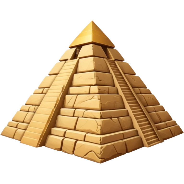 An Egyptian pyramid emoji