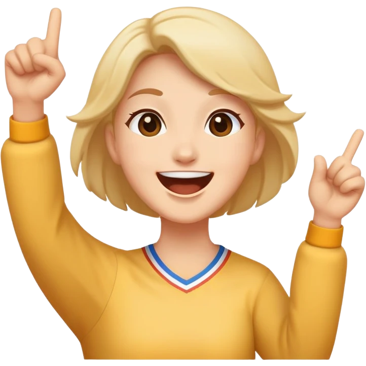 face cheering at a parade, joyful expression emoji