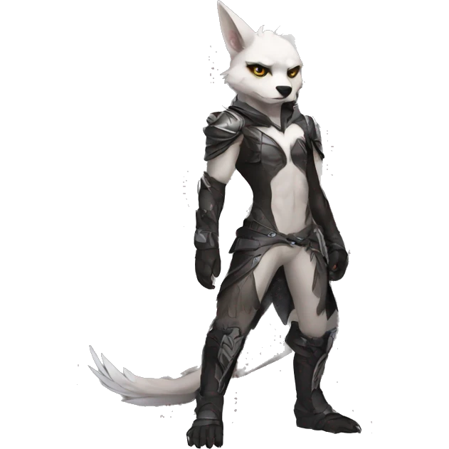 Anthro cool edgy winged animal hybrid full body emoji
