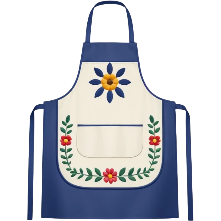 fancy kitchen apron  emoji