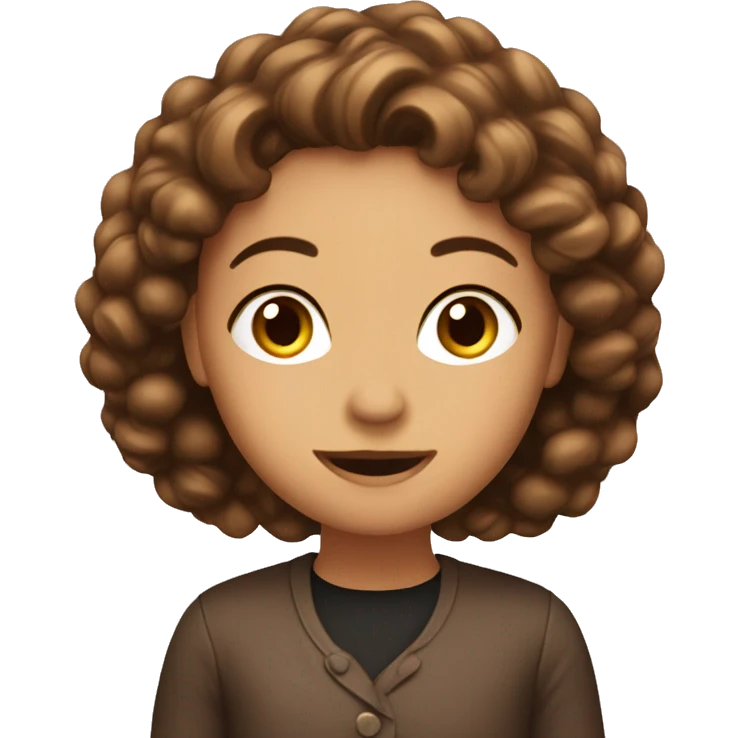 Cosas color café  emoji
