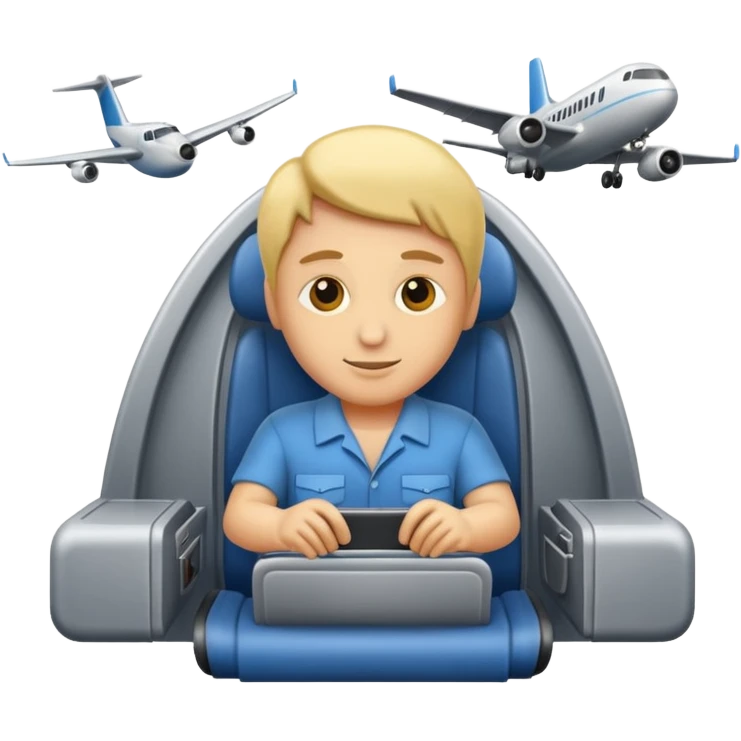 passanger in plane emoji