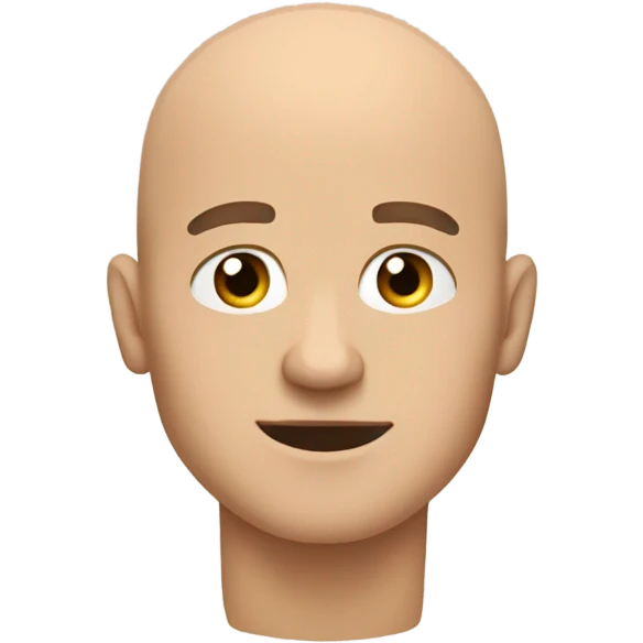 🧑🏻‍🦲👊🏻👃🏻 emoji