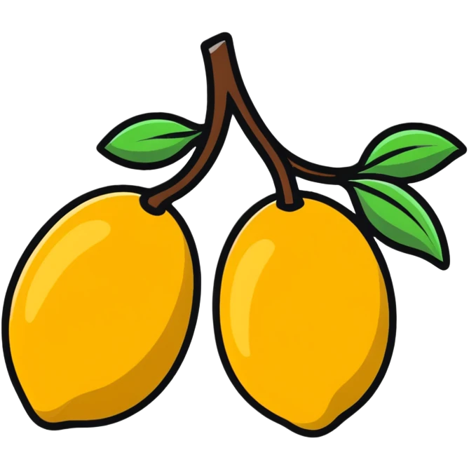 mango fruit emoji