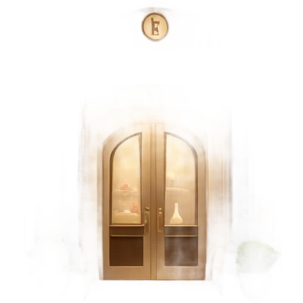 Romantic fancy restaurant exterior emoji