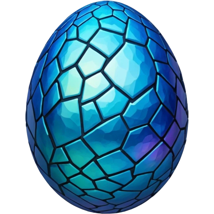 cracked blue dragon egg emoji