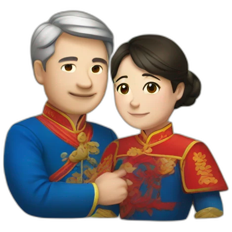 friendship between Russia and China emoji