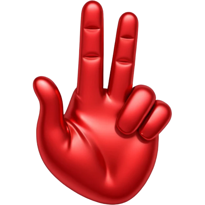 Middle finger in heart emoji emoji