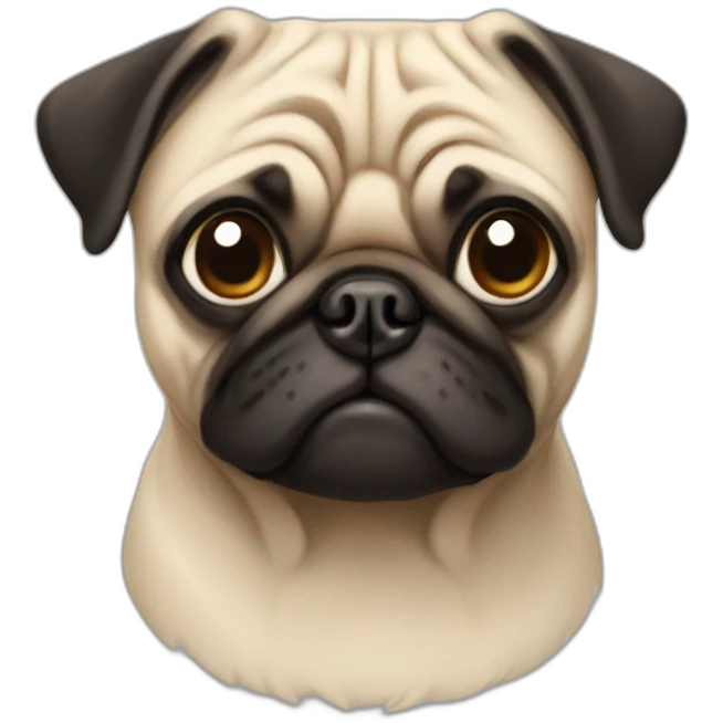 Pug dog emoji