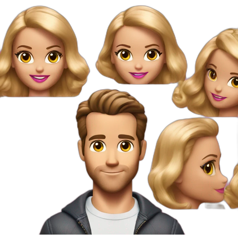 ryan reynolds in barbie movie emoji
