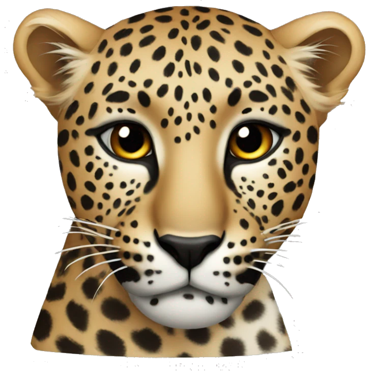 the animal leopard  emoji