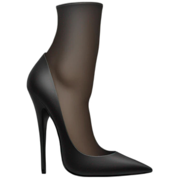 Black heels emoji