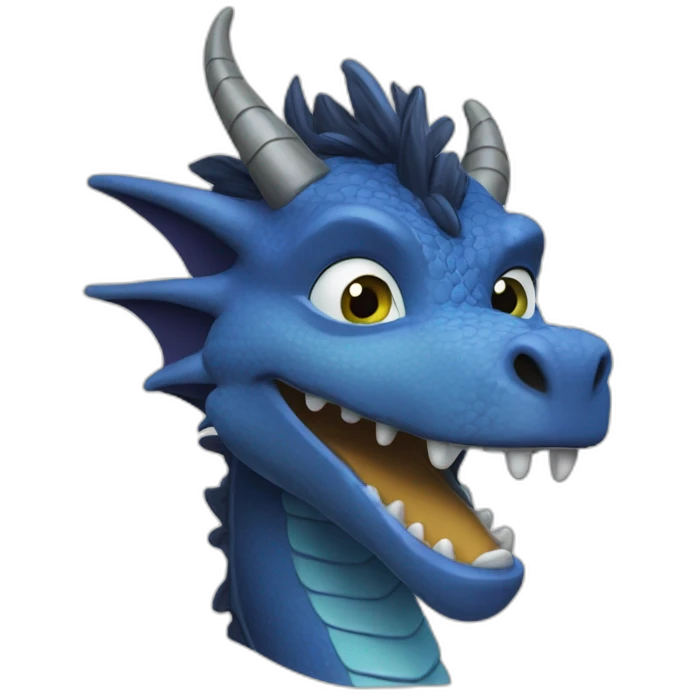 Dragon DreamWorks krokmou emoji