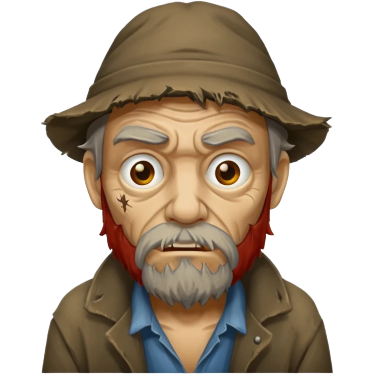 scary hobo emoji