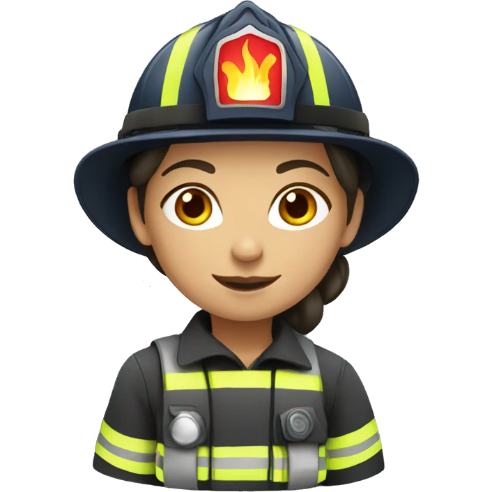 French firefighter female  emoji