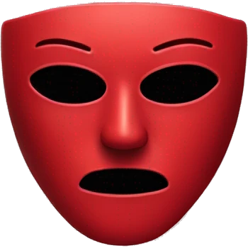 red mask emoji