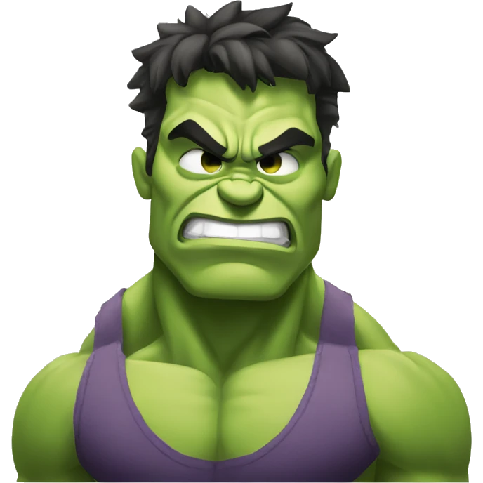 Hulk standing with his hands crossed with a happy smirk on and eyes closed emoji