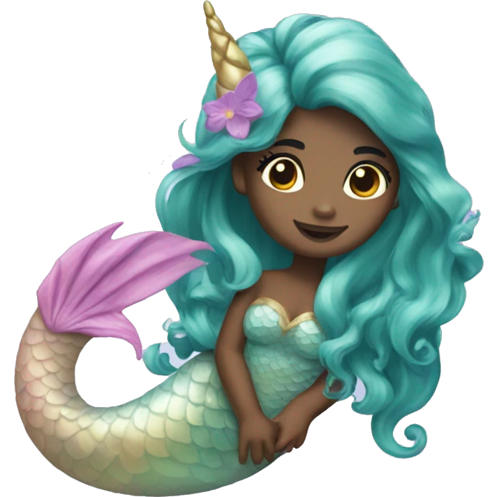 Mermaid Unicorn emoji