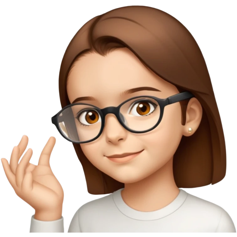 Usando óculos  emoji