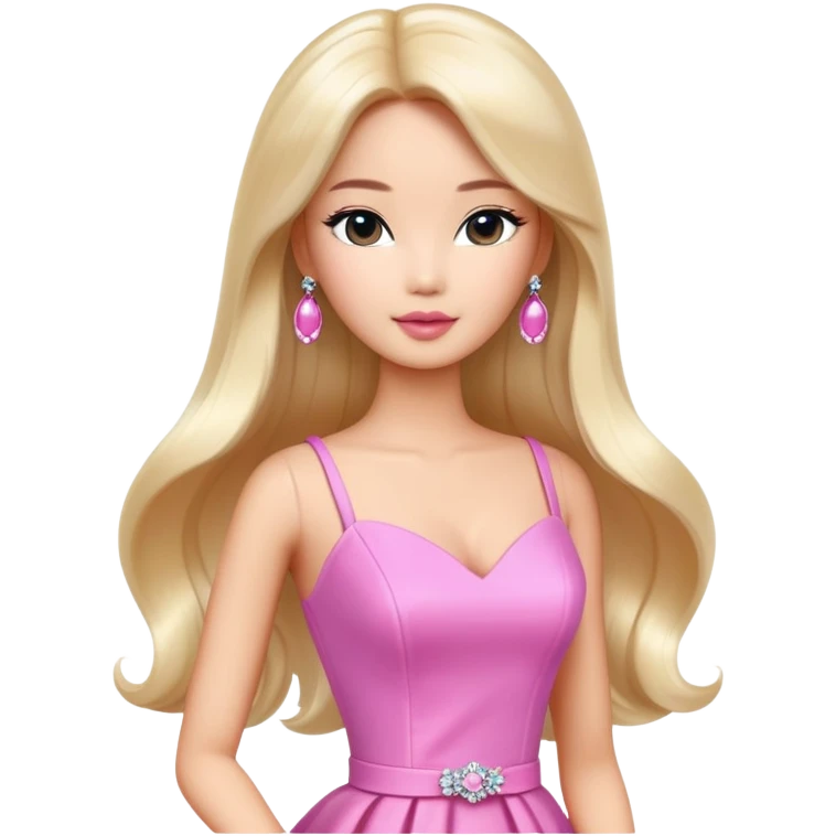 glamorous asian barbie  emoji