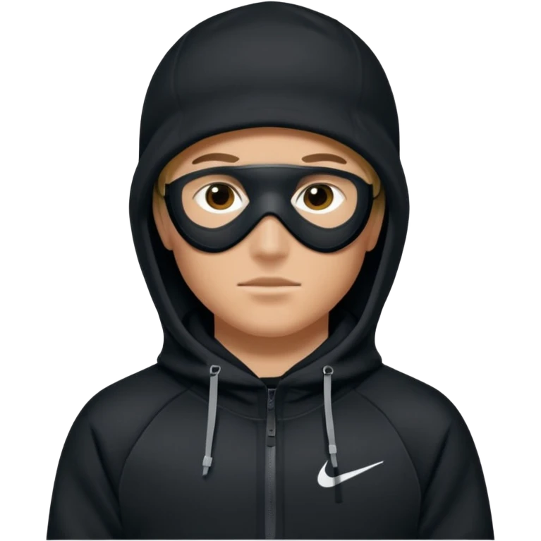 White person wearing a Nike Tex with hood and ski mask co all black and https://encrypted-tbn0.gstatic.com/images?q=tbn:ANd9GcTQEV3H5Fpq8Dp-ki2RTwgbdHqMsKZzDtarA9ywqiFzKVKjxdLc5Fq9yDOax7-XC4trueI2pFuItpqM_TVrGODdDG5la_rbm9lB8utSLKXm&s=10 emoji
