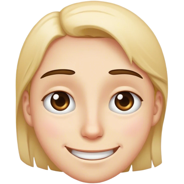 Eyes sad, smile happy emoji