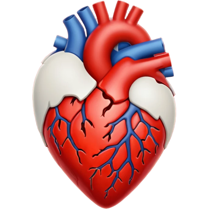 настоящее сердце склеенное emoji