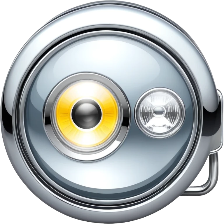 A car headlight emoji
