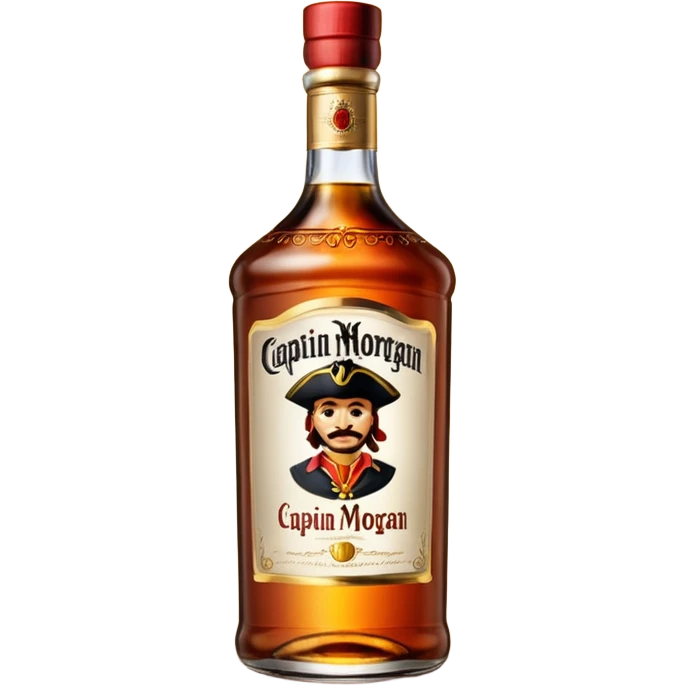 Une bouteille de captain morgan  emoji