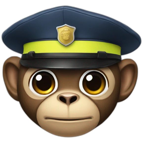 monkey policemen emoji
