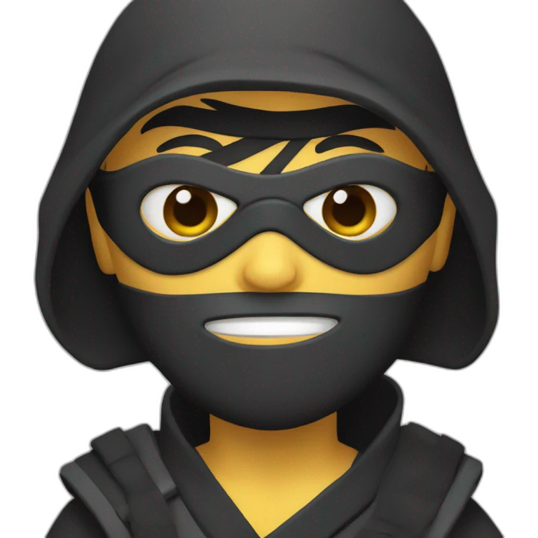 Singe ninja emoji