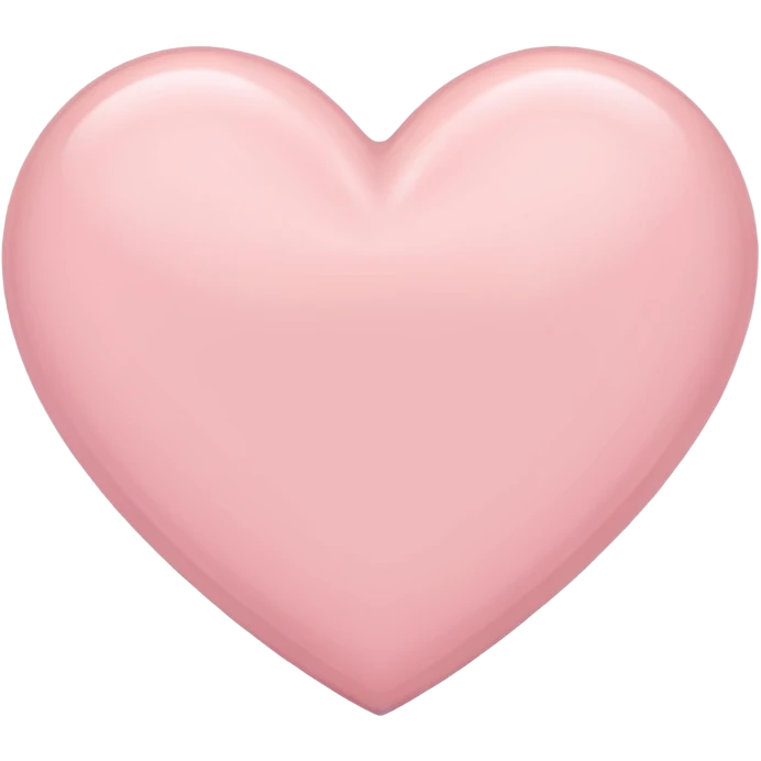 pale pink heart emoji