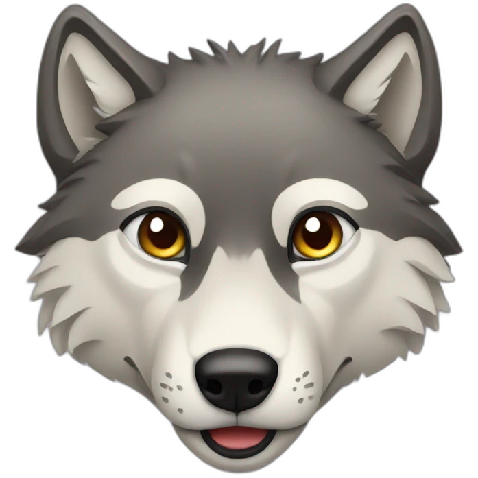 wolf face emoji