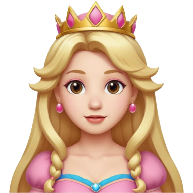 Princess peach head emoji