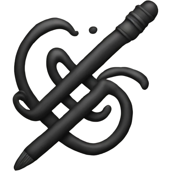 sumi ink stick emoji