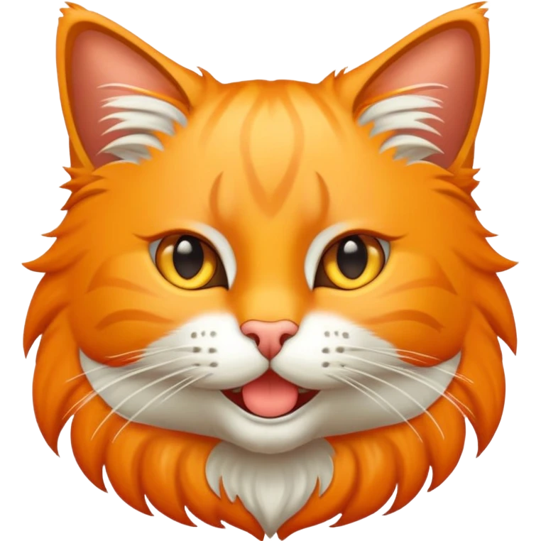 Gatto arancione che balla  emoji
