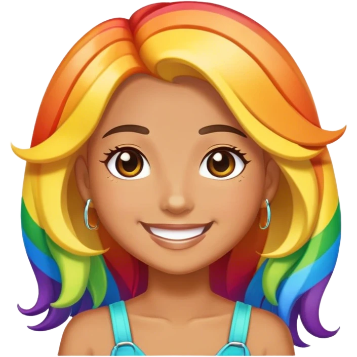 Rainbow high Sunny bff emoji