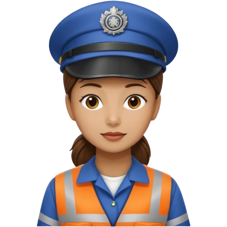 female railway worker emoji
