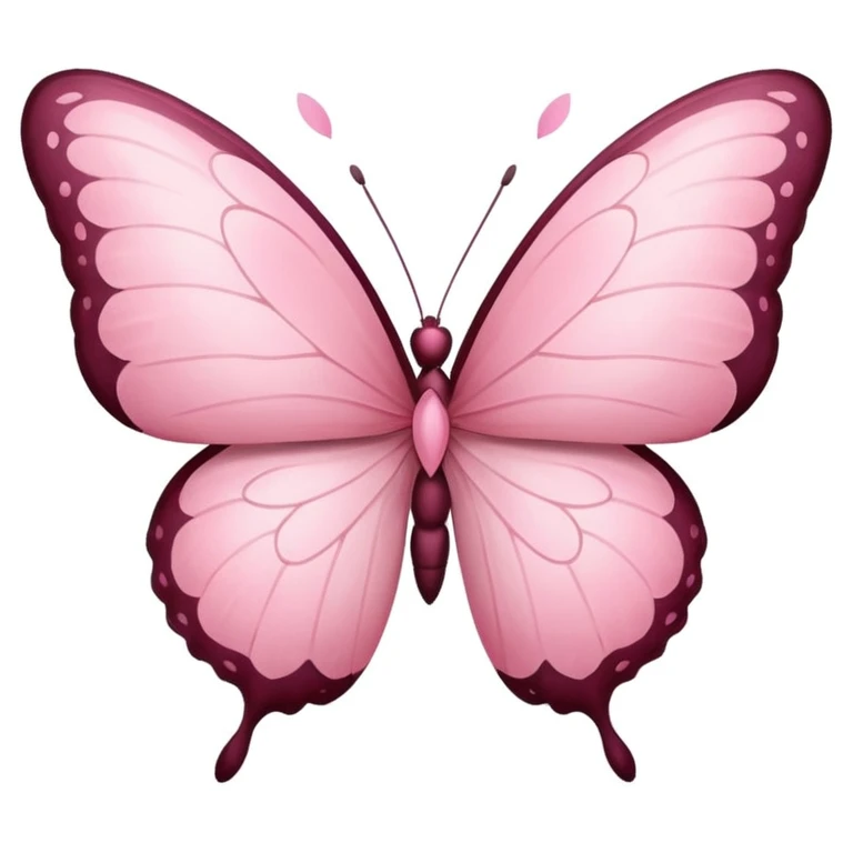 sakura heart with a butterfly emoji
