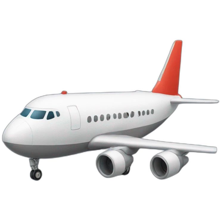 plane with train head emoji