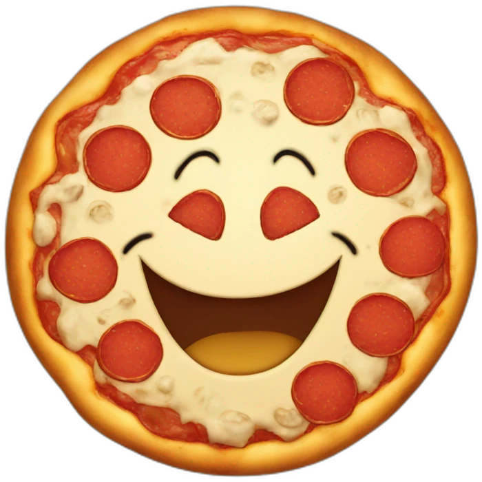 pizza smile emoji