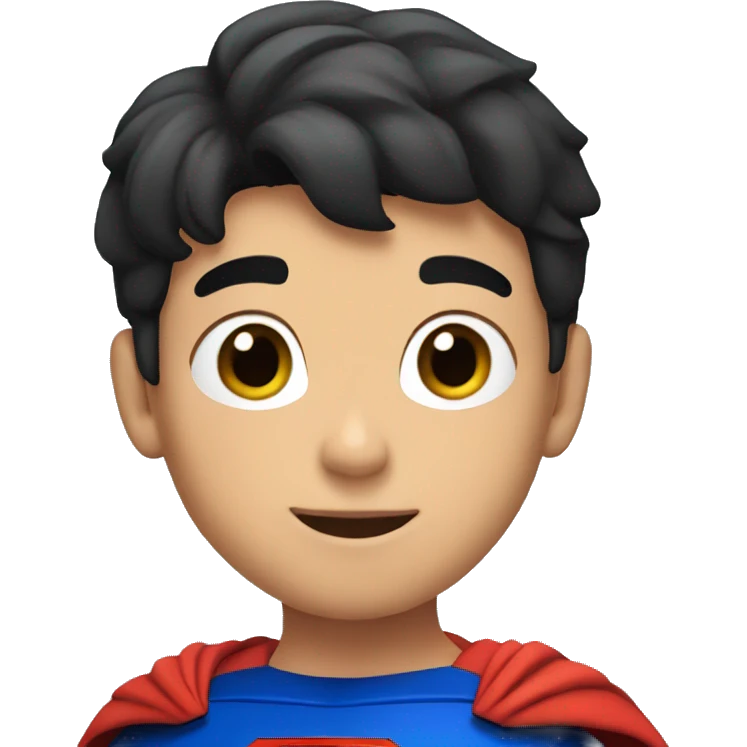 Cute Superboy emoji