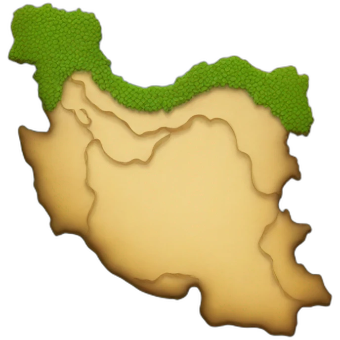 Iran map emoji